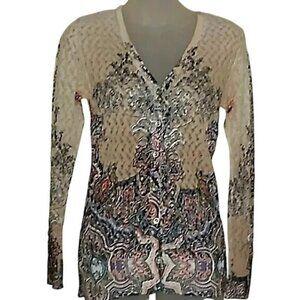 Alberto Makali Paisley Cardigan
